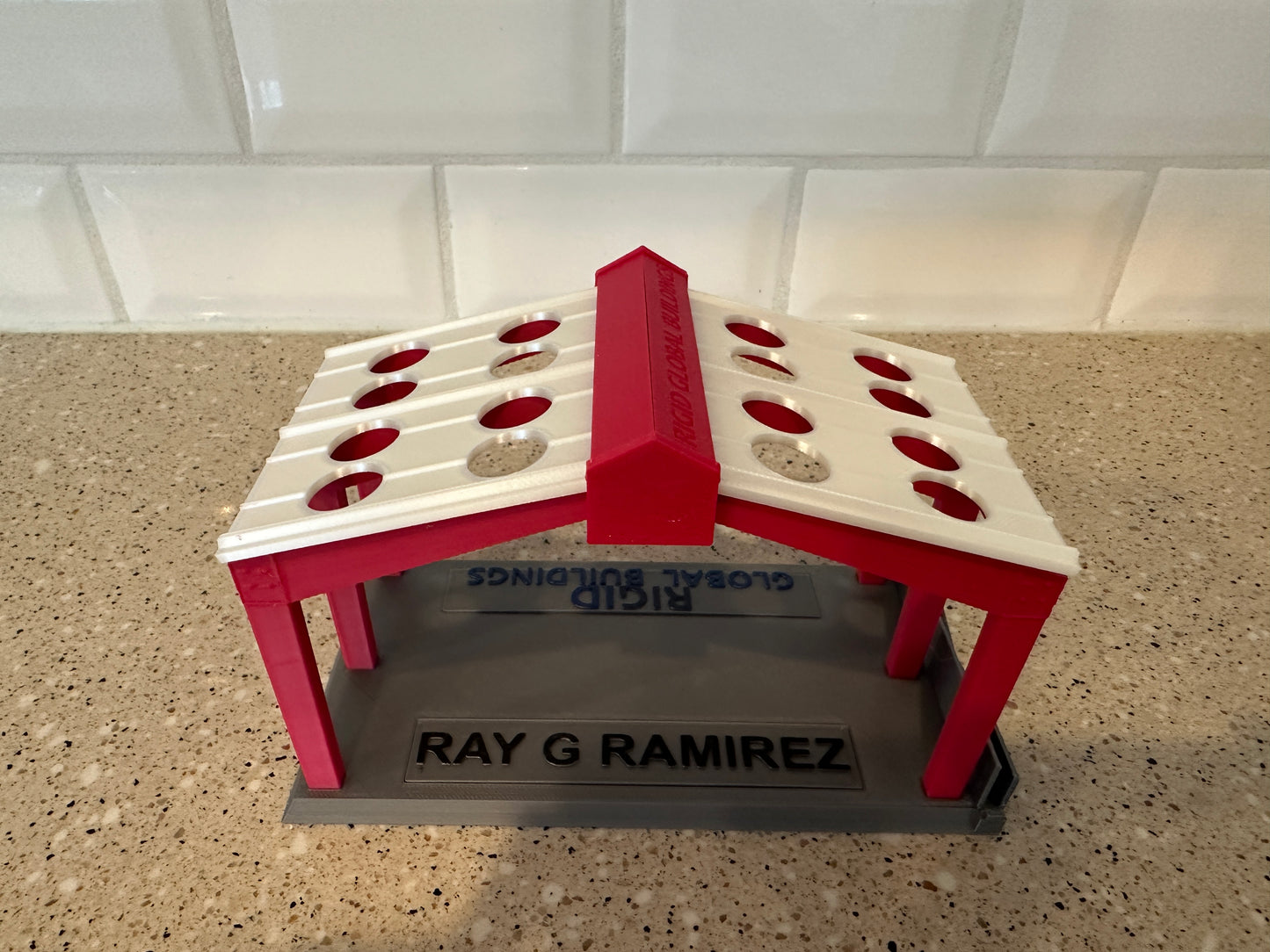 Metal Building Pen Holder Assembly v2