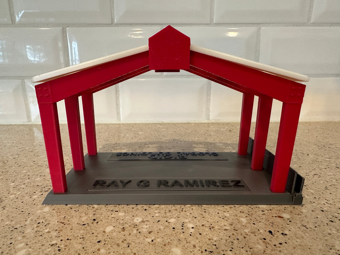 Metal Building Pen Holder Assembly v2