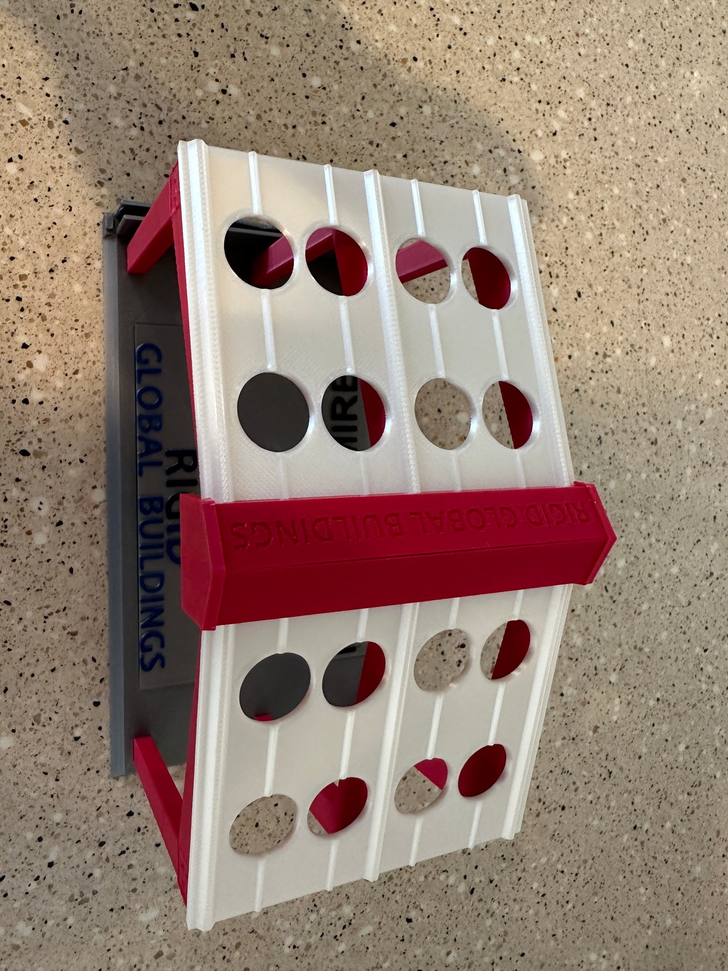 Metal Building Pen Holder Assembly v2